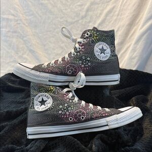Converse Chuck All Star High Tops - Kaleidoscope pattern, Size 9
